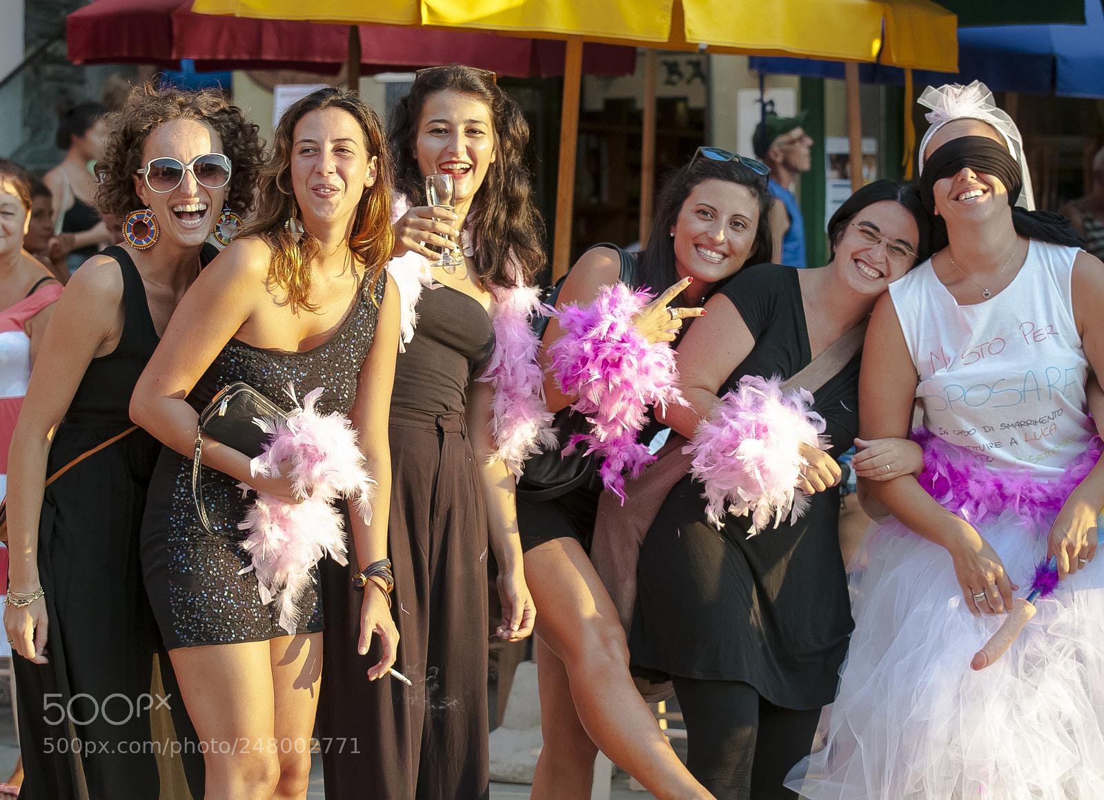 Nikon D300S sample photo. Italian bridal party photography