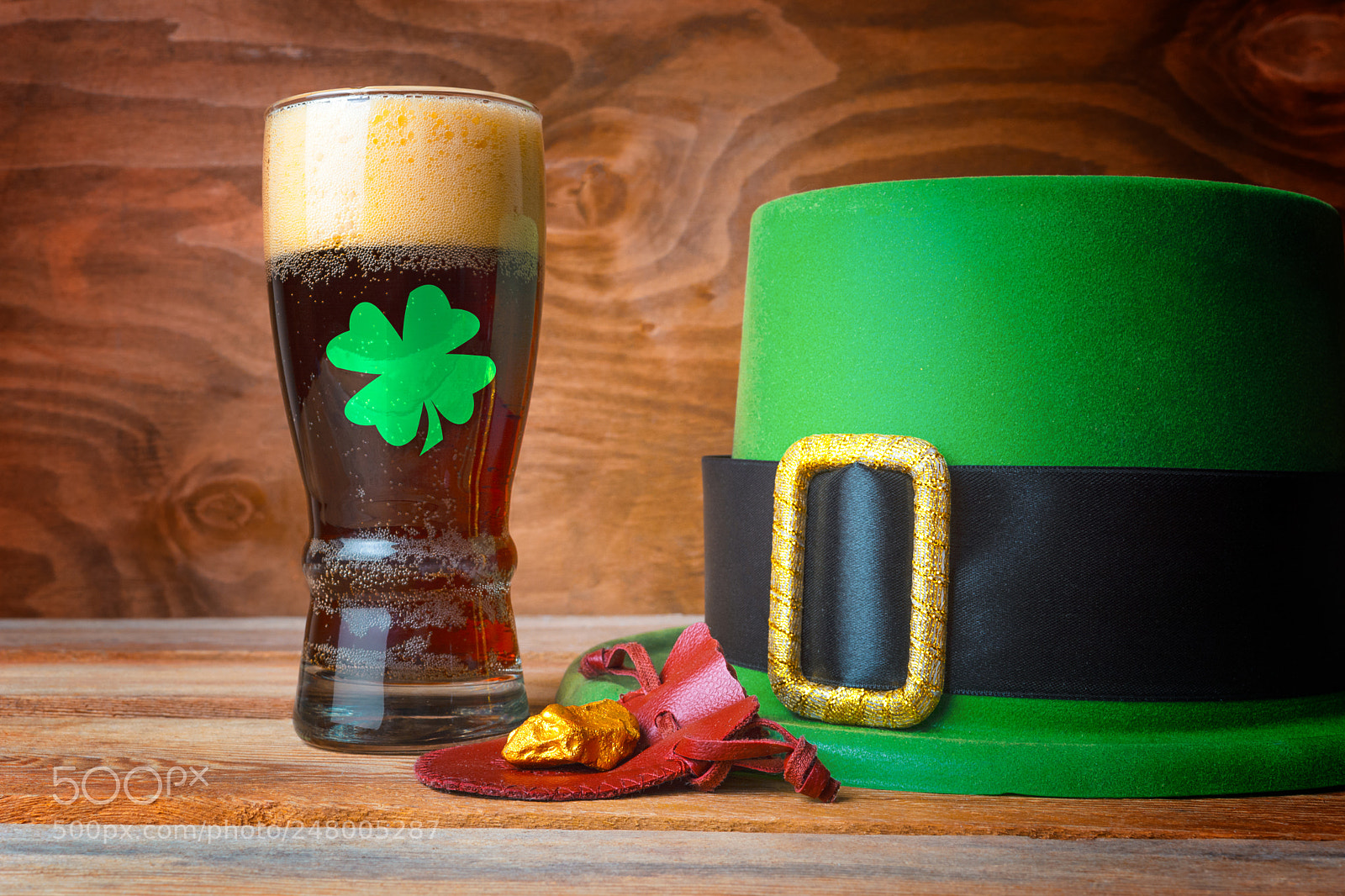 Nikon D5200 sample photo. St.patrick concept with green photography