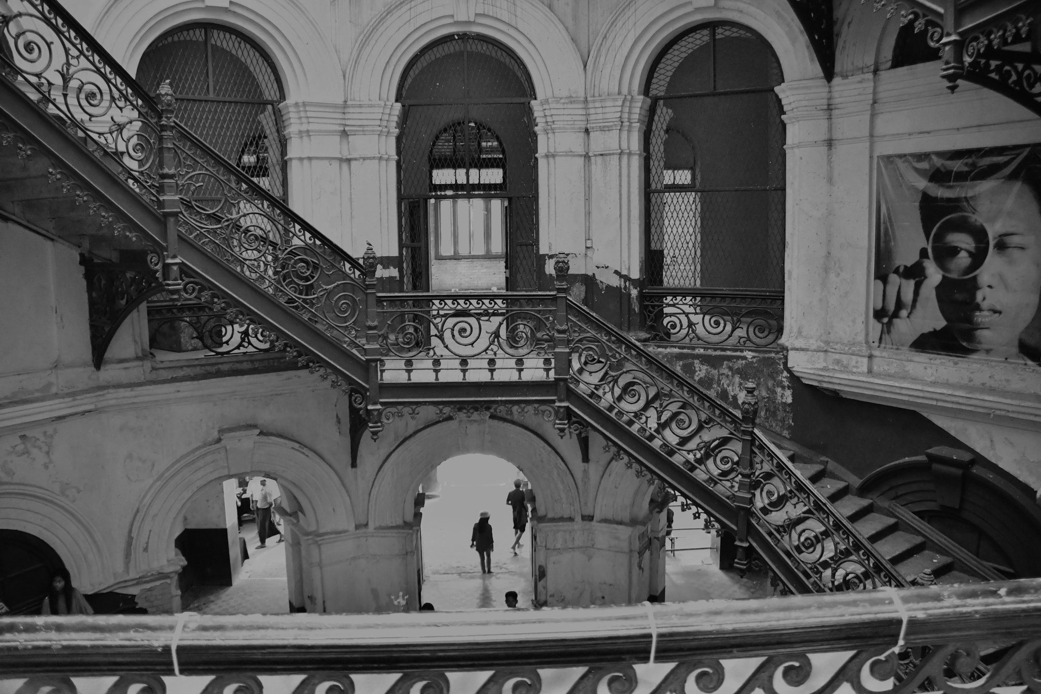 Tamron AF 18-250mm F3.5-6.3 Di II LD Aspherical (IF) Macro sample photo. The iconic stairway which is part of the historic secretariat building in yangon, myanmar  photography