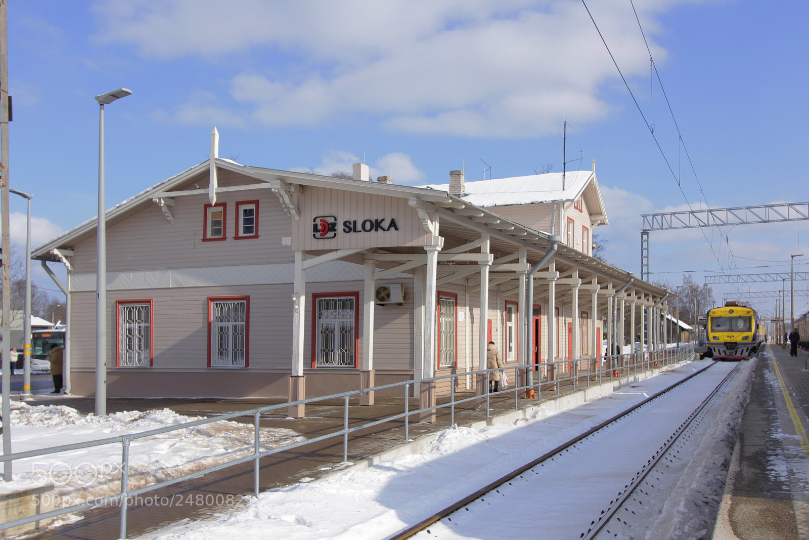 Canon EOS 60D sample photo. Railway station sloka in photography