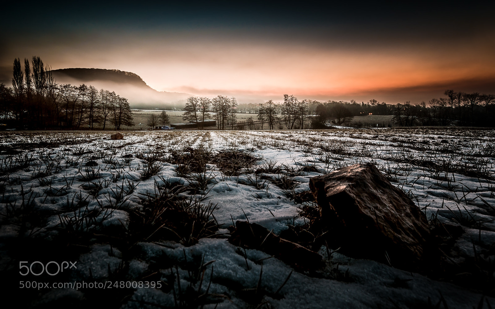 Nikon D3200 sample photo. Cold sunrise photography