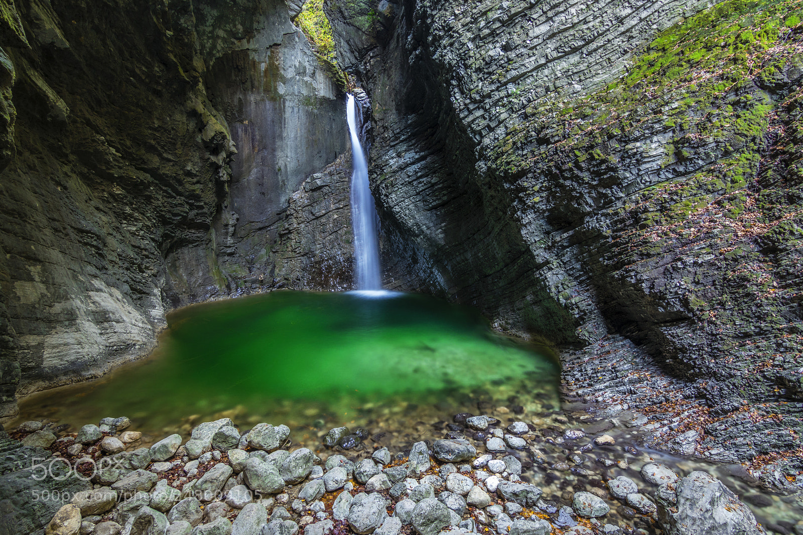 Canon EOS 80D sample photo. Waterfall kozjak photography