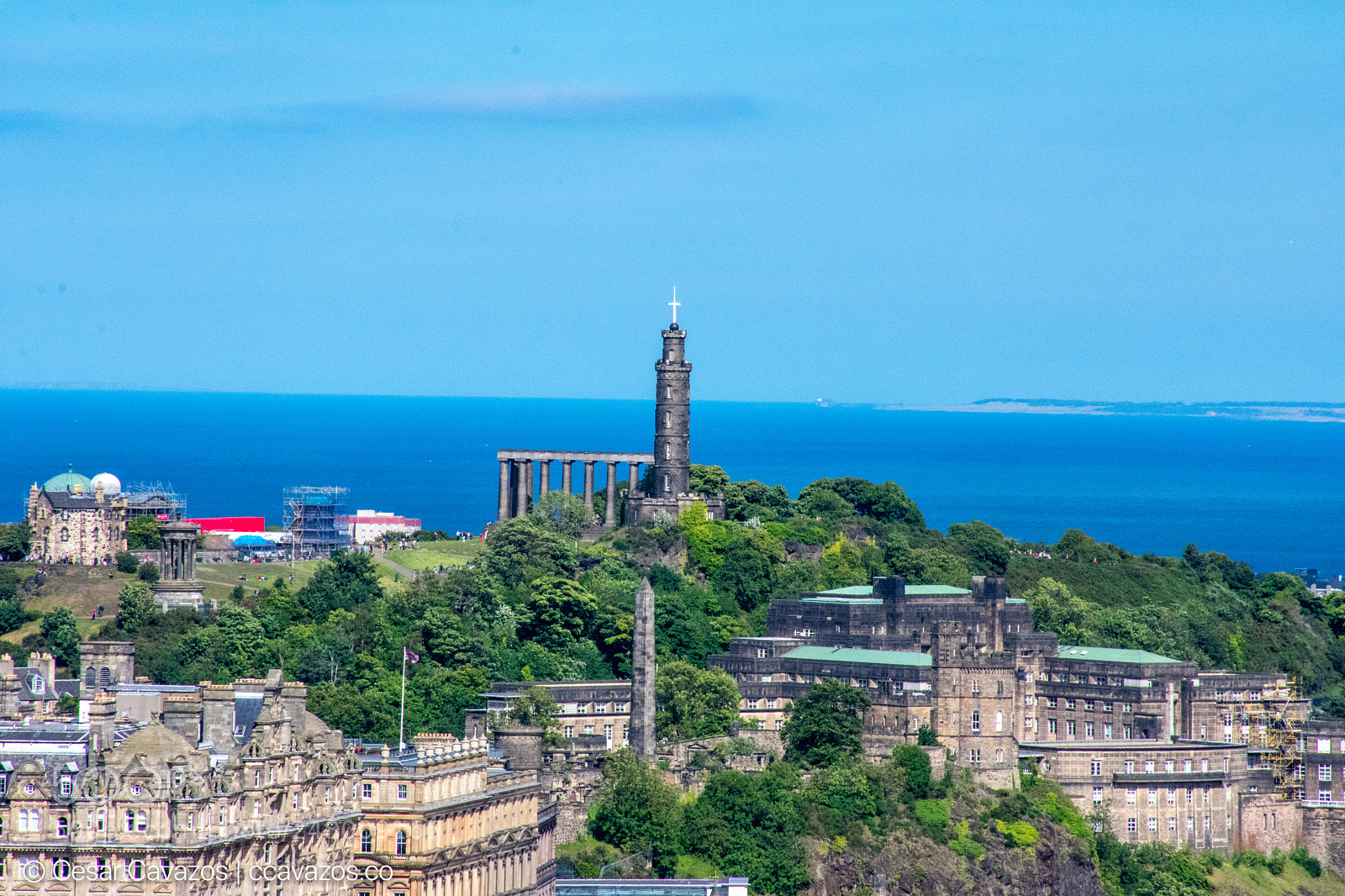 Nikon D3400 sample photo. Nelson monument, edinburgh photography