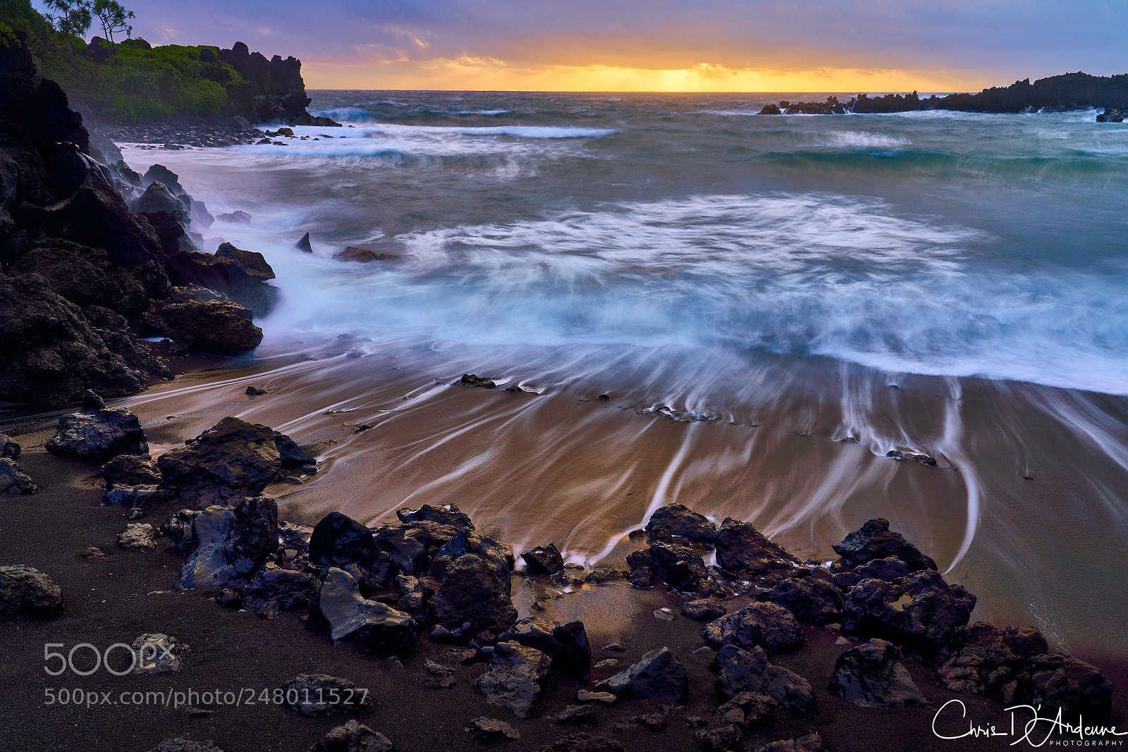 Sony a7R III sample photo. Waiʻanapanapa sunrise photography