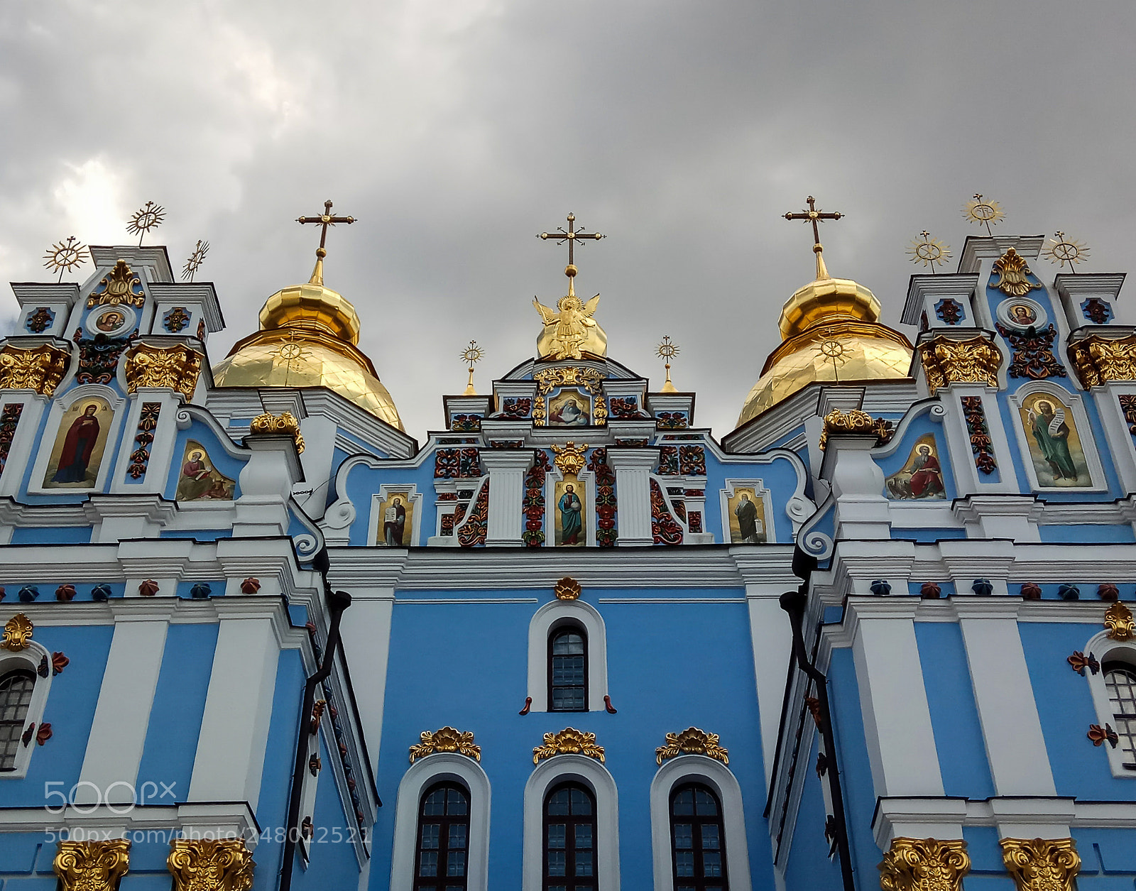 Xiaomi Redmi Note 4 sample photo. St. michael's golden-domed monastery photography