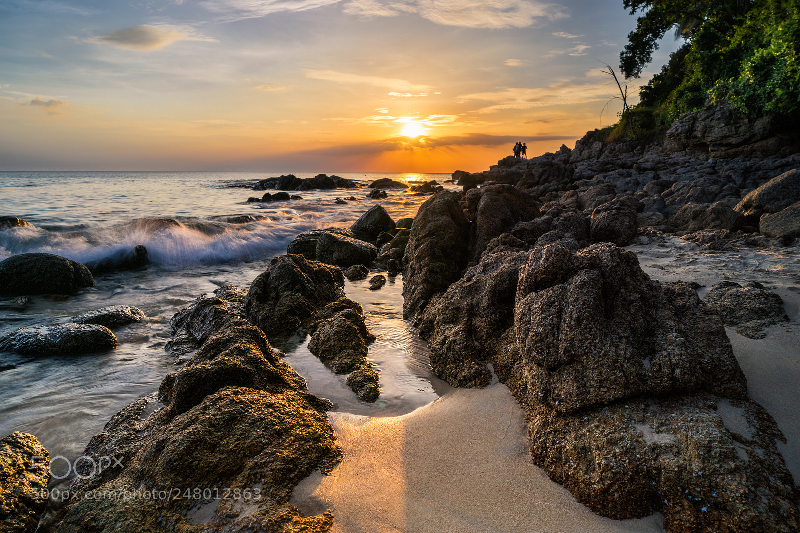 Sony a7 II sample photo. Surin beach sunset photography