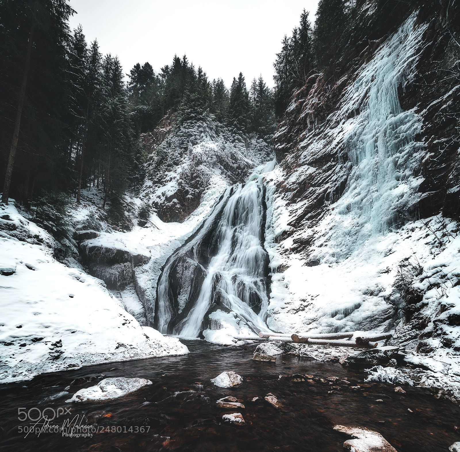 Sony a7R II sample photo. Valul miresei waterfall photography