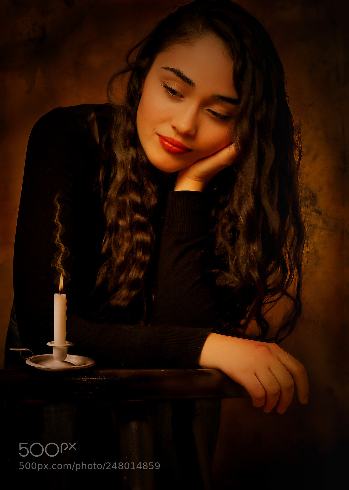 Canon EOS 7D Mark II sample photo. Elena im kerzenschein photography