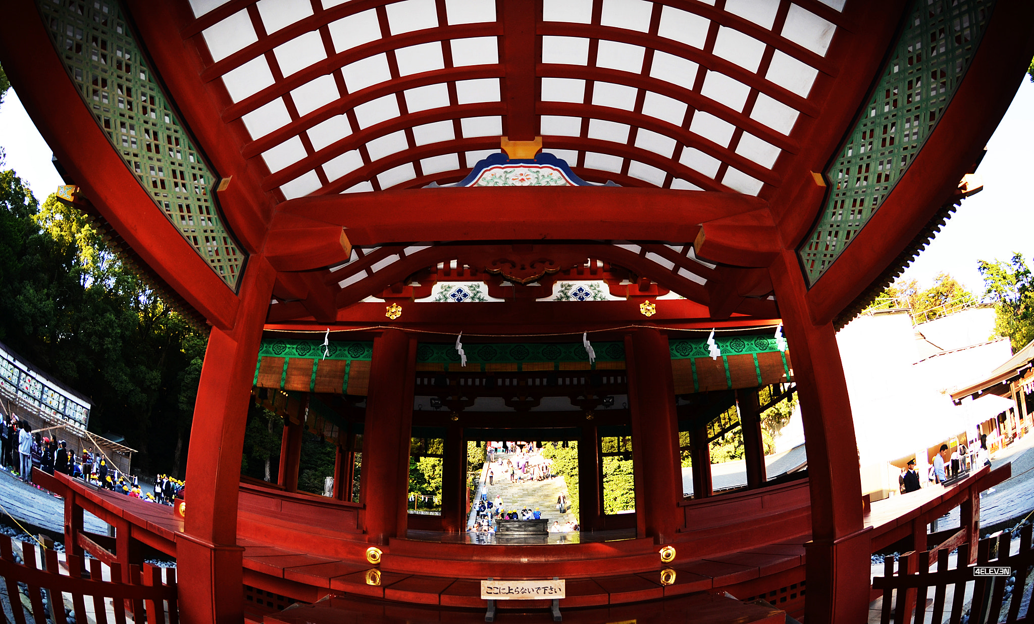 Nikon D7000 + Nikon AF DX Fisheye-Nikkor 10.5mm F2.8G ED sample photo. Shrine in japan photography