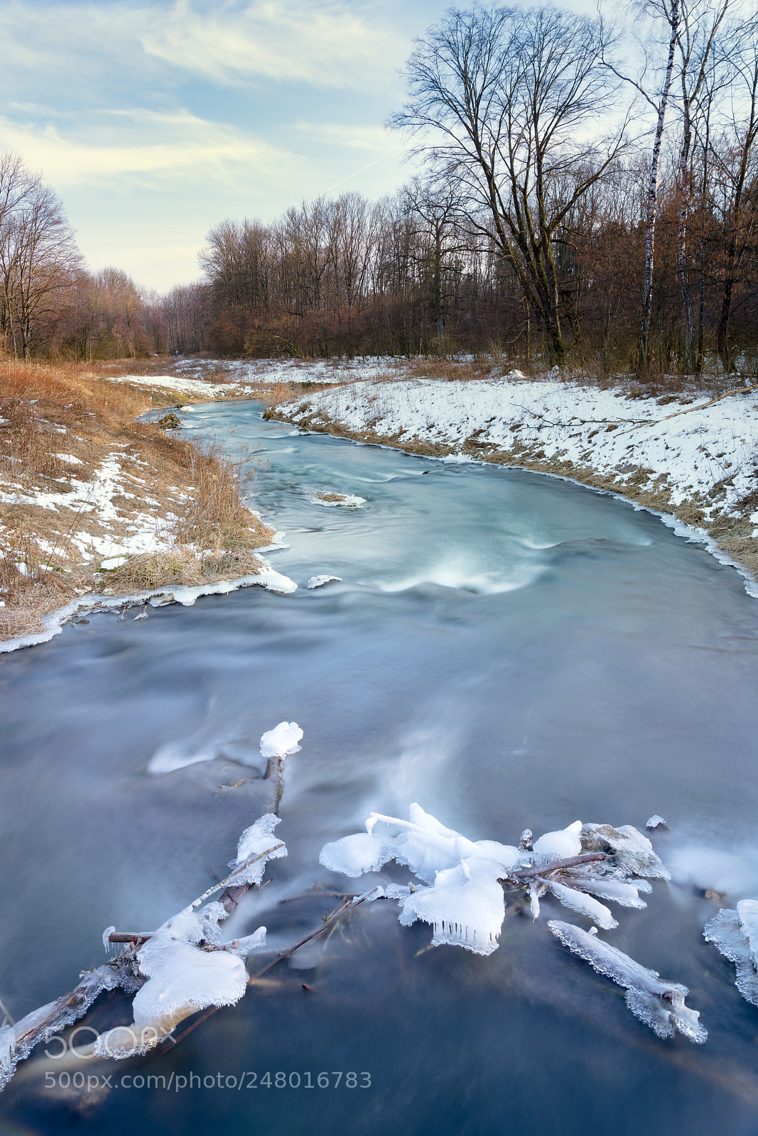 Nikon D7200 sample photo. Frozen creek photography