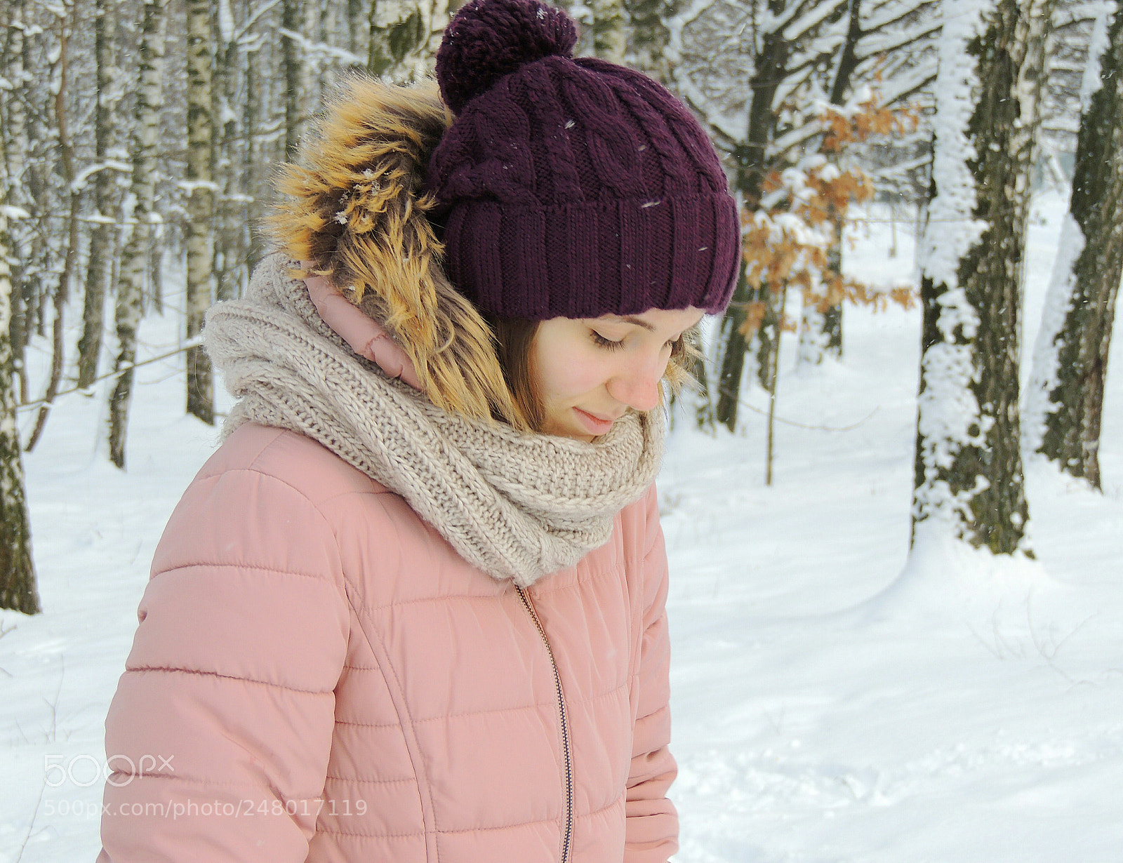 Nikon Coolpix P510 sample photo. Teen girl in winter photography