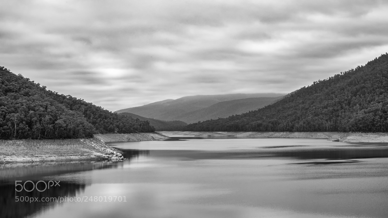 Fujifilm X-E2 sample photo. Cloudy morning dam photography