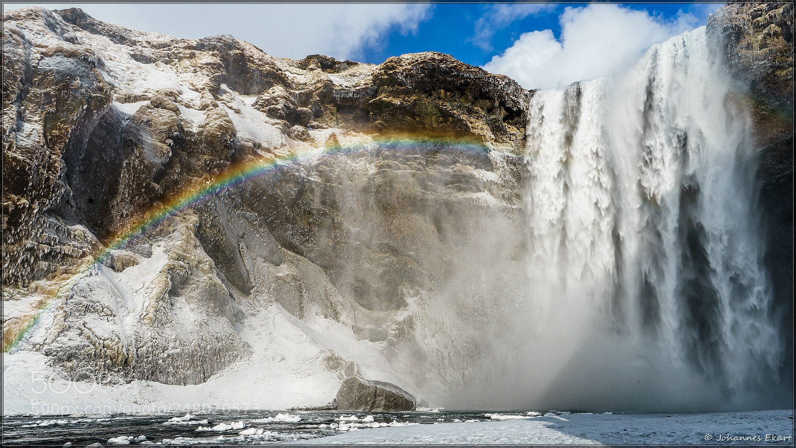 Sony a7 sample photo. Skogafoss photography