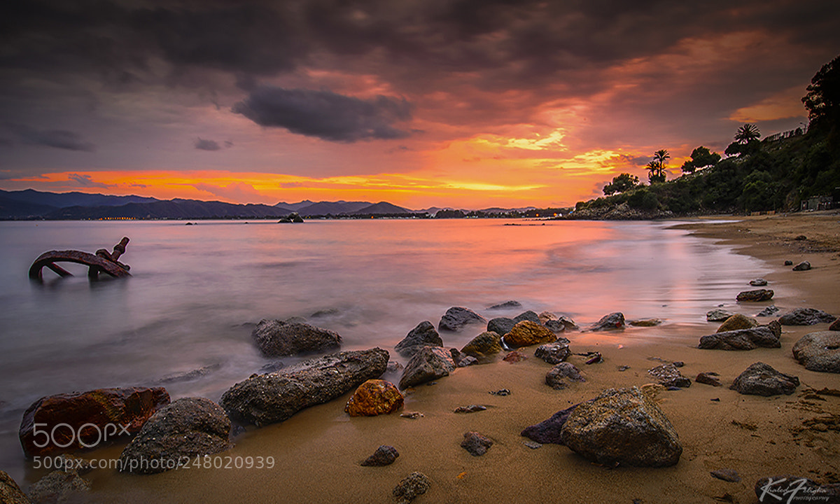 Nikon D610 sample photo. Beach & clouds photography