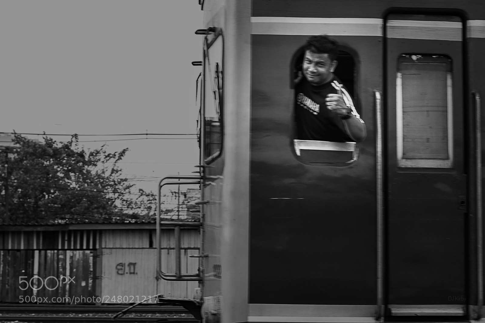 Nikon D3400 sample photo. Train driver photography