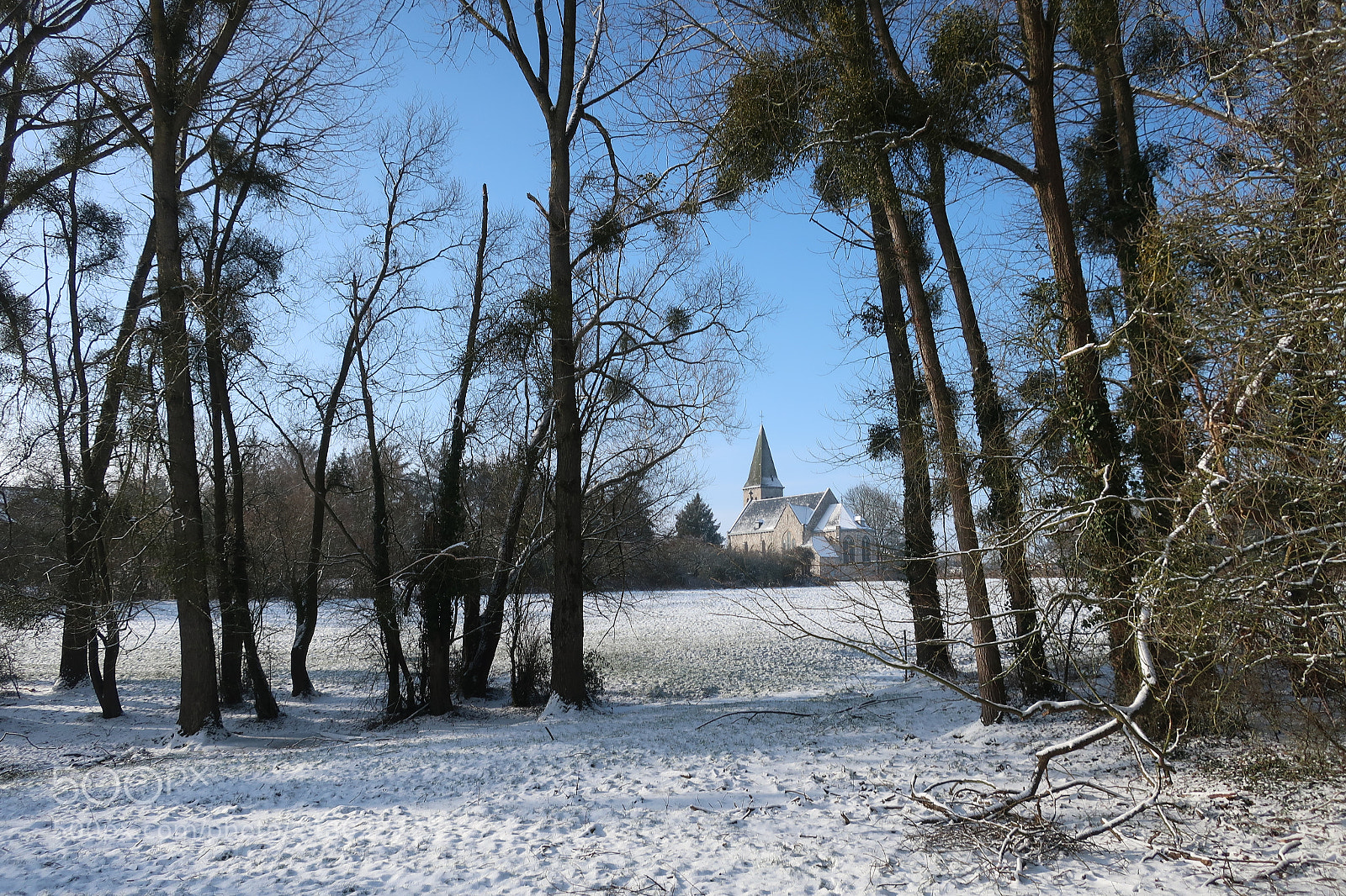 Canon PowerShot G9 X Mark II sample photo. Winter church scene. photography