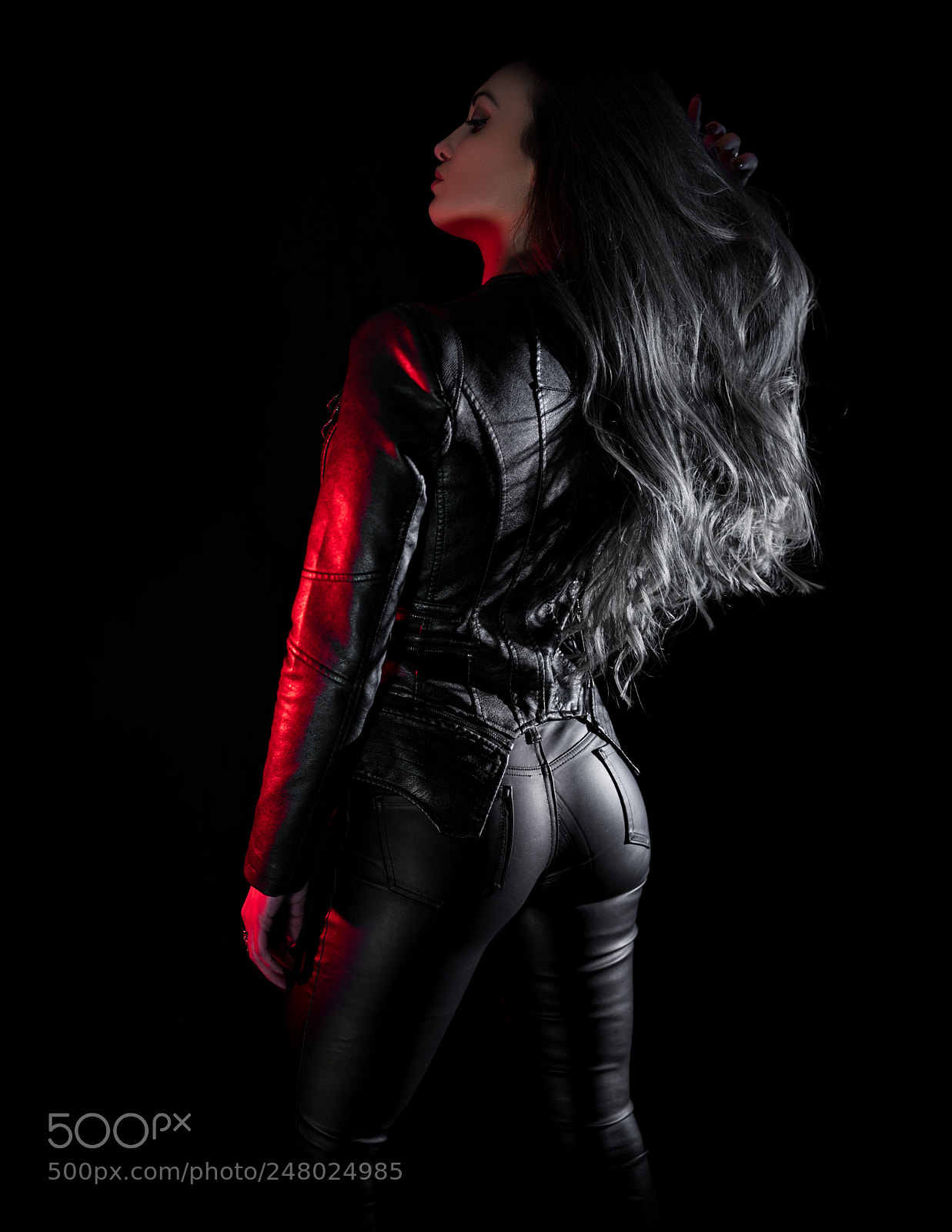 Sony a7R III sample photo. Red light photography