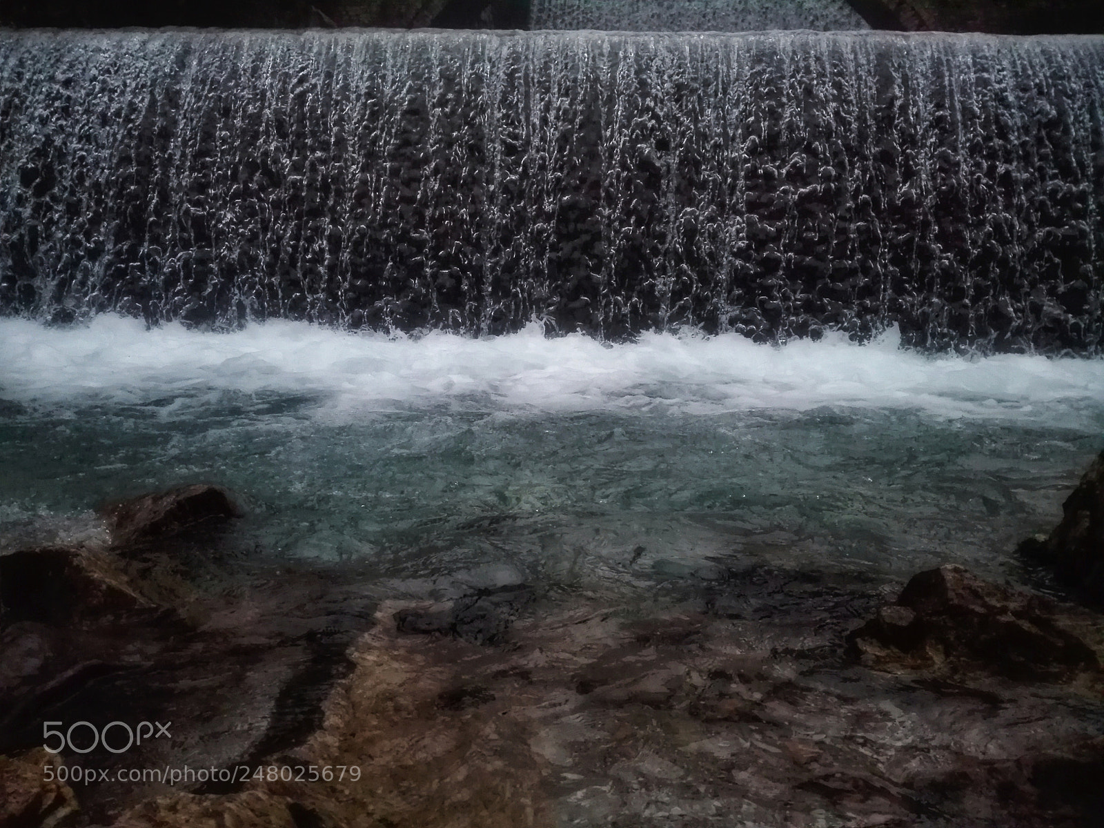 HUAWEI P8 Lite sample photo. Just a small waterfall photography
