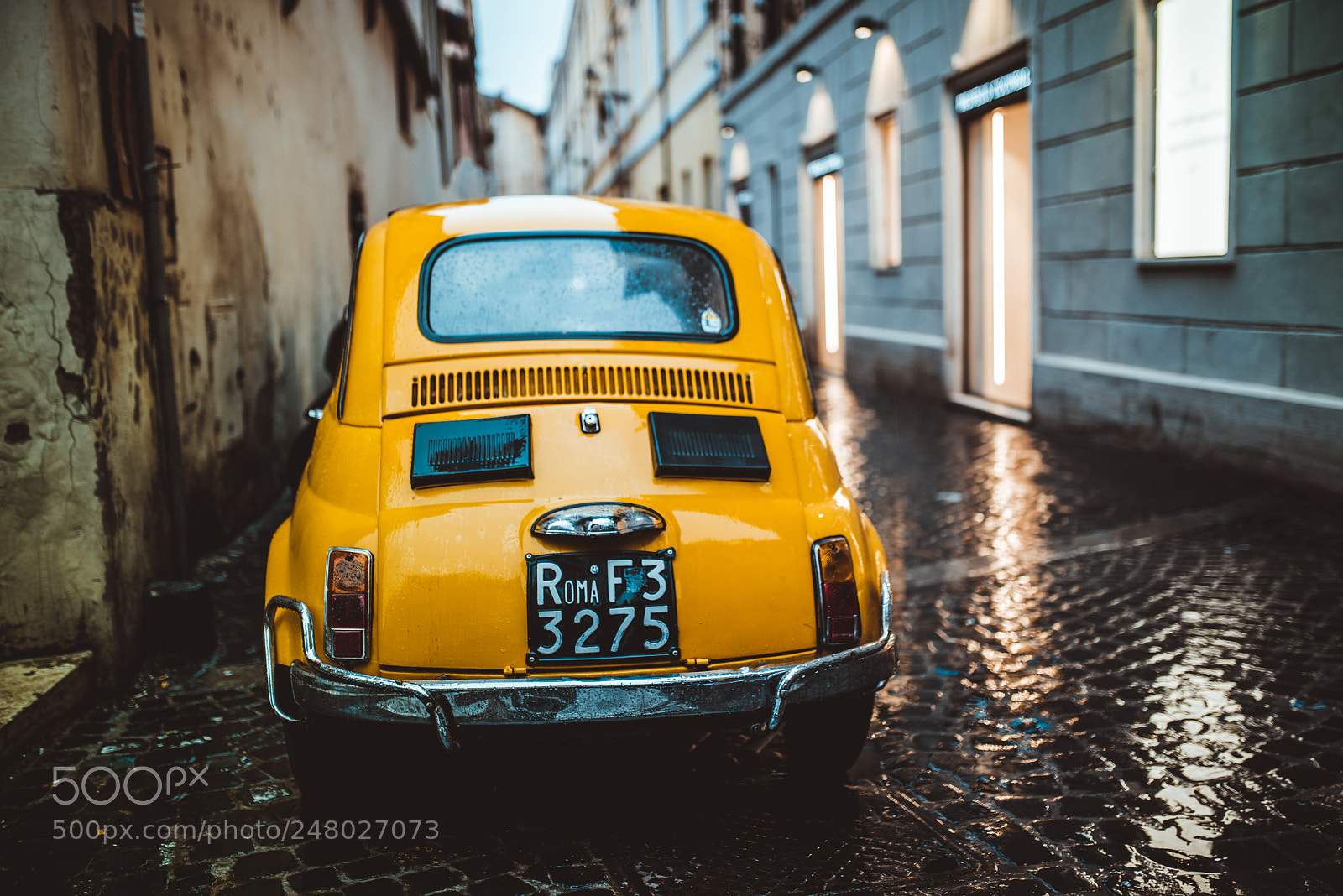 Nikon D810 sample photo. Fiat 500 photography