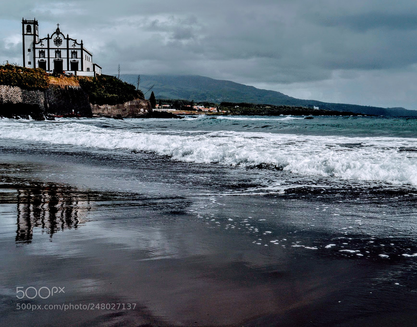 Nikon D5000 sample photo. Church near the sea! photography