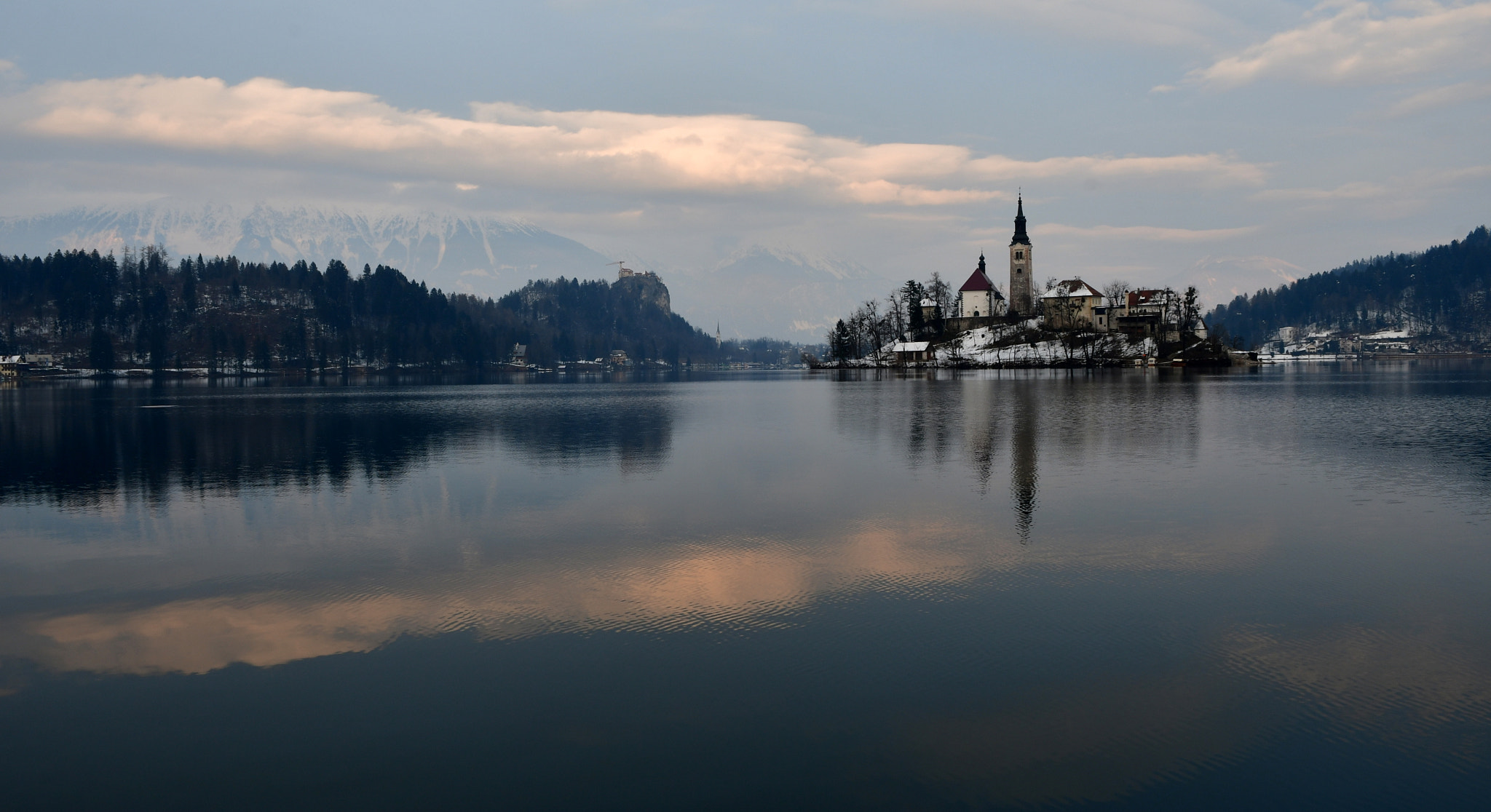 Nikon D500 sample photo. Bled during the sunset photography