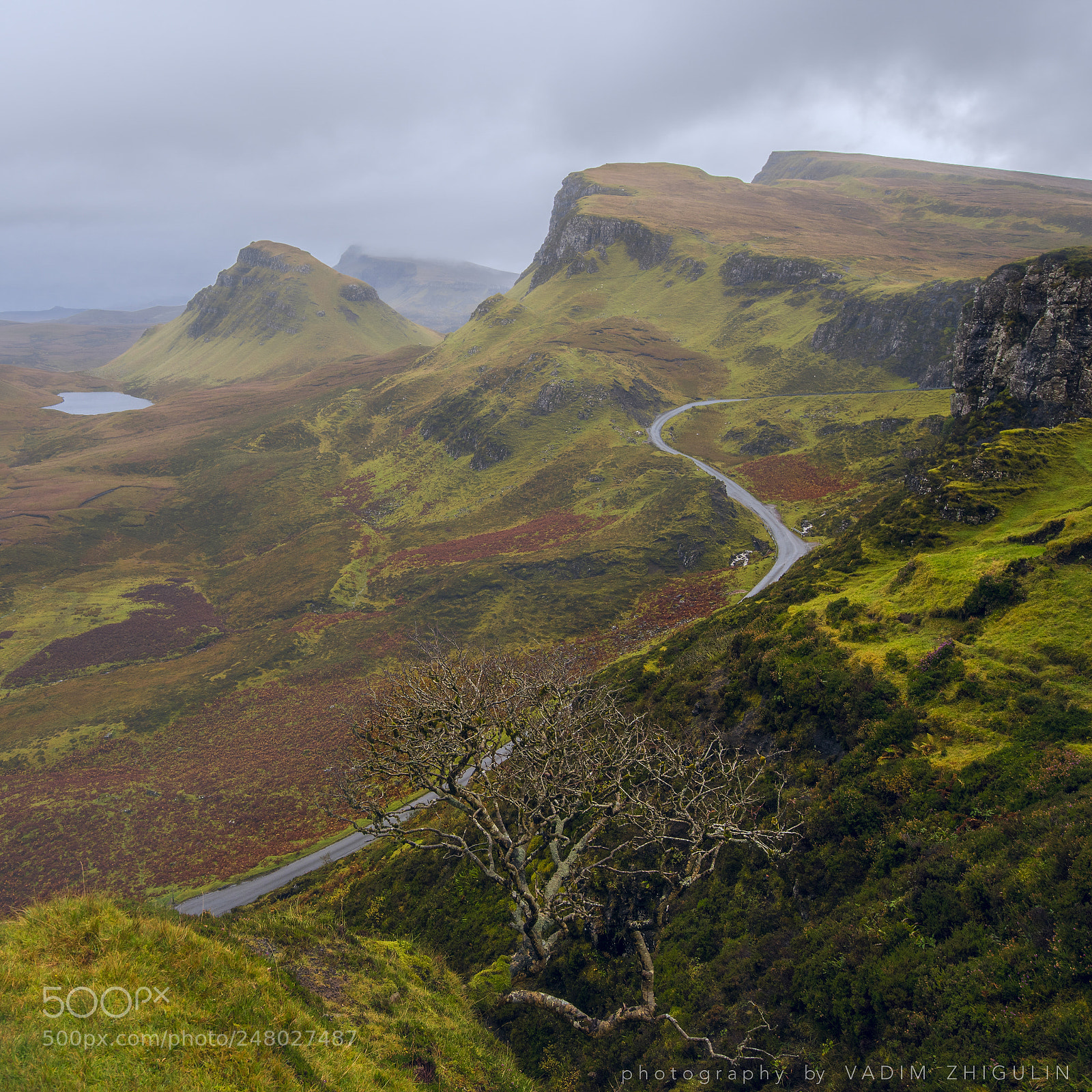 Nikon D810 sample photo. Quiraing in the rain photography