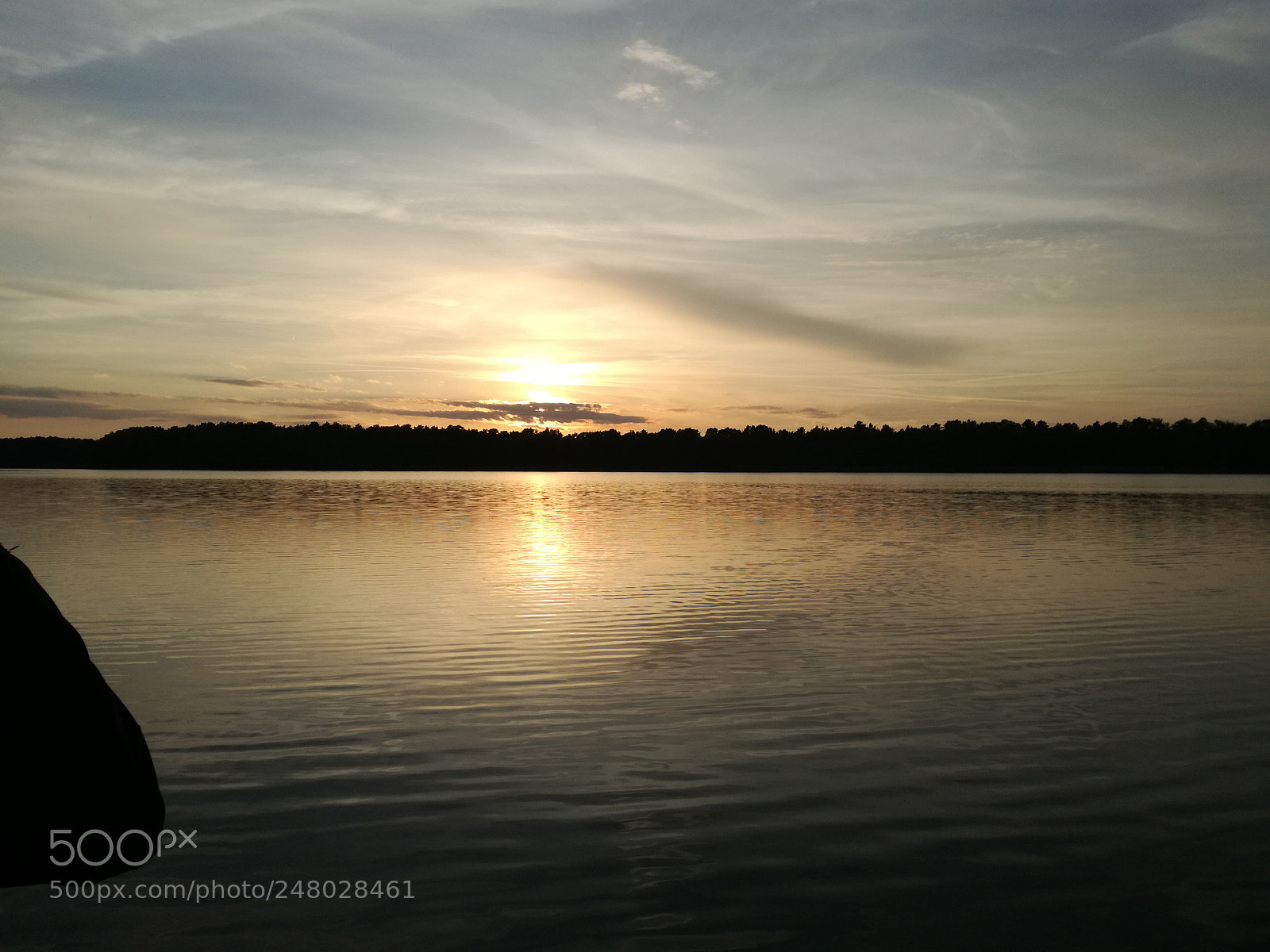 HUAWEI P9 LITE sample photo. Sundown lake photography