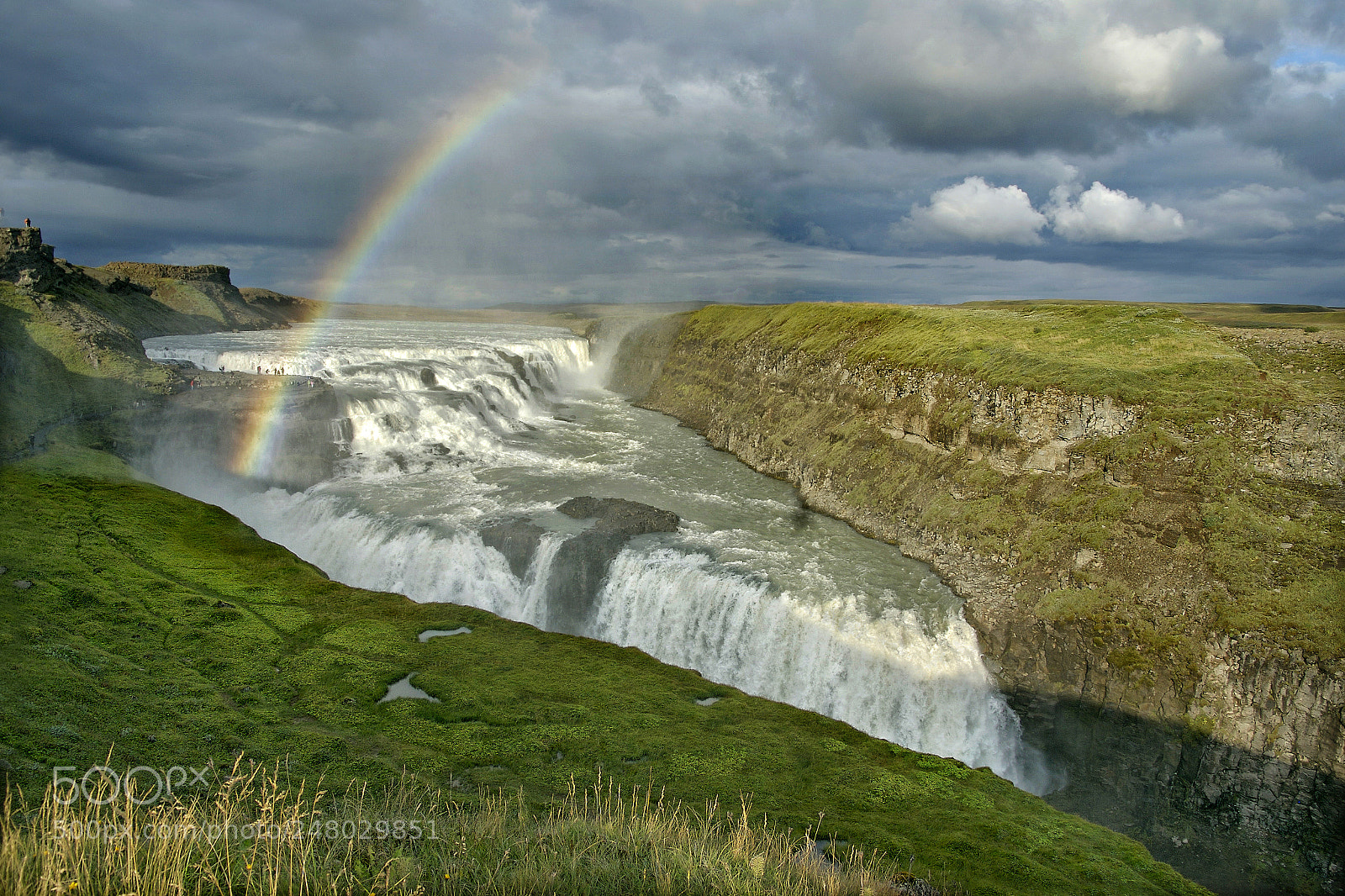Pentax K10D sample photo. Gullfoss. photography