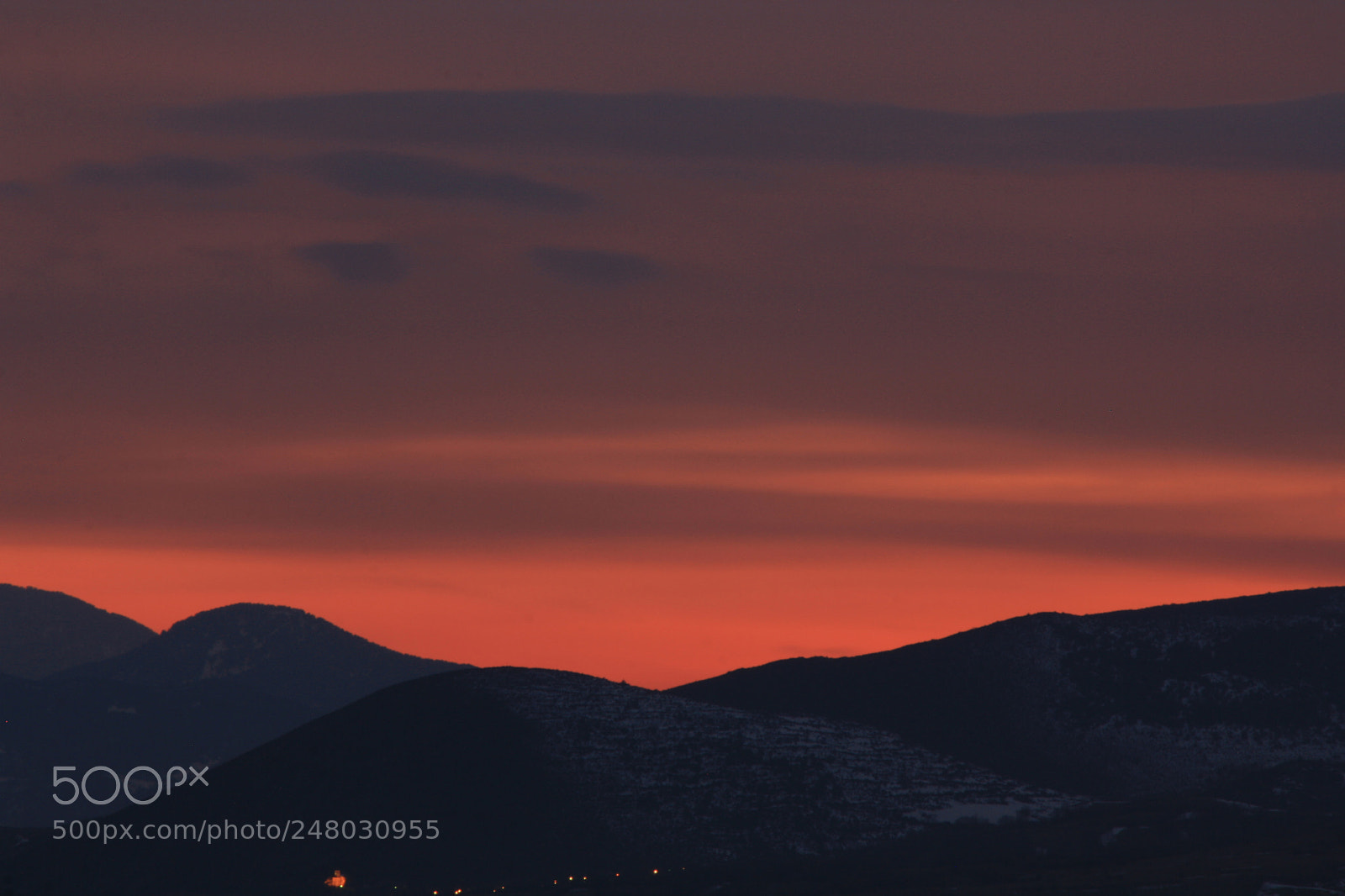 Canon EOS 1000D (EOS Digital Rebel XS / EOS Kiss F) sample photo. Winter sunset photography