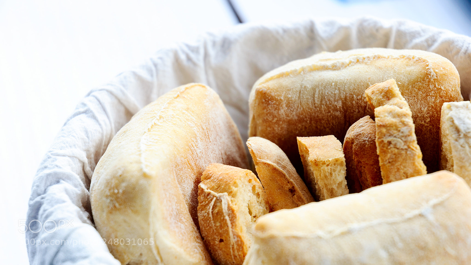 Nikon D90 sample photo. A basket of bread photography