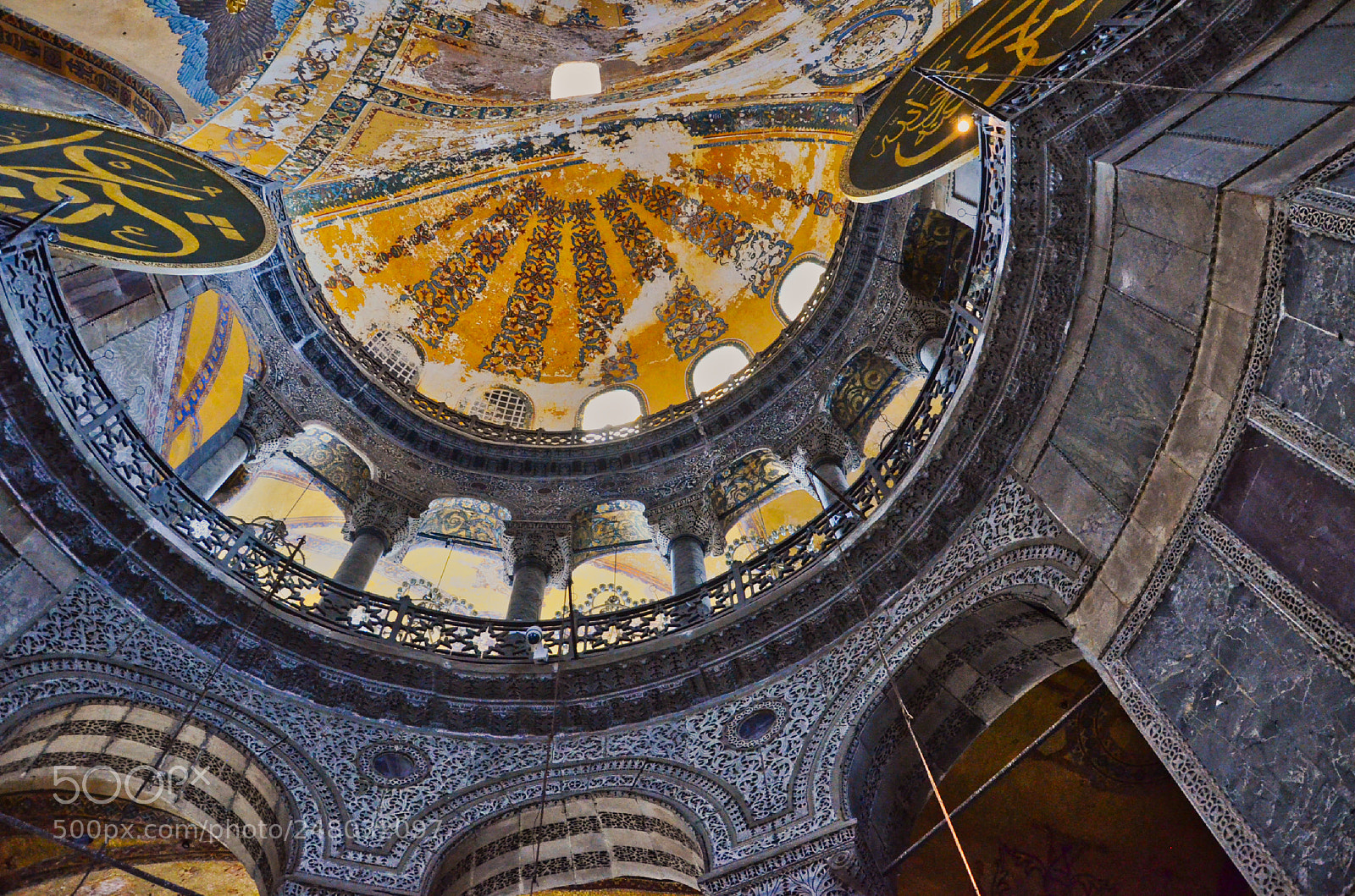 Nikon D5100 sample photo. Inside hagia sophia istanbul photography