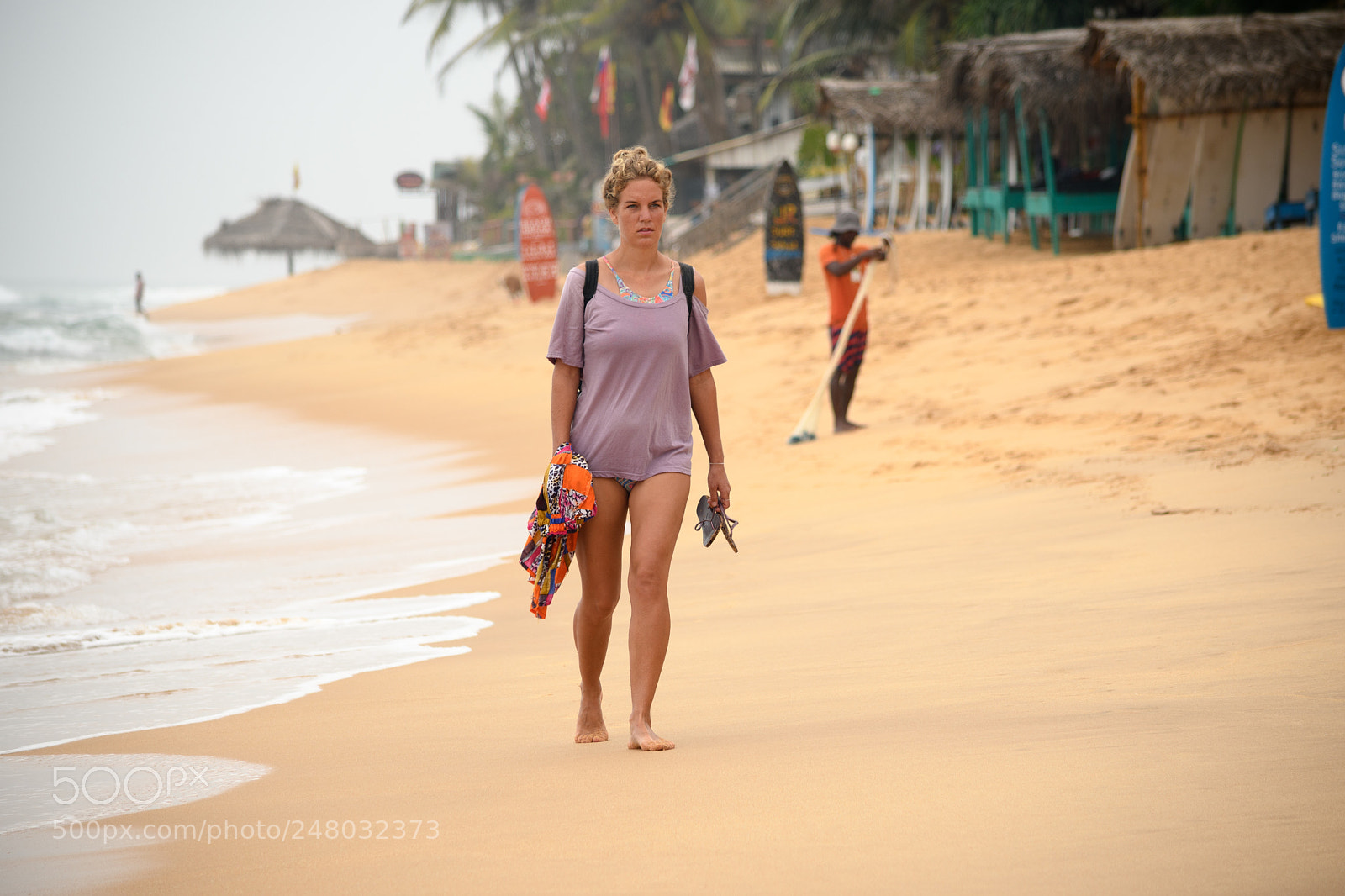 Nikon D7500 sample photo. Girl on the beach photography