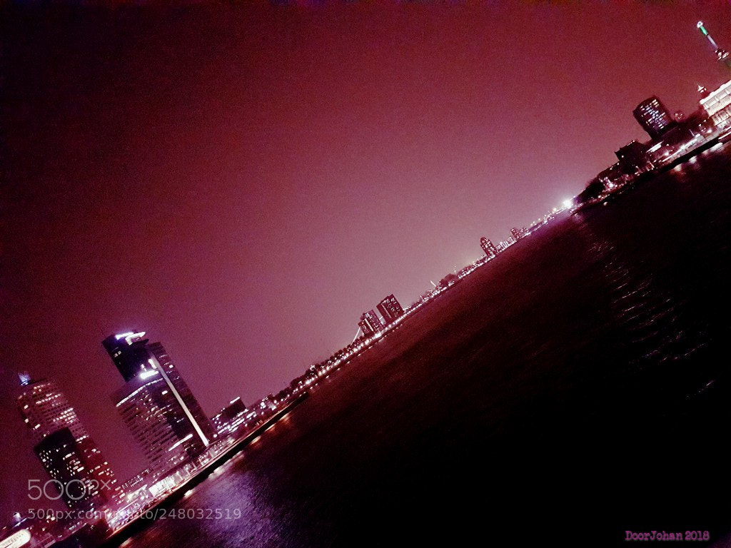 Samsung Galaxy S7 sample photo. Rotterdam by night photography
