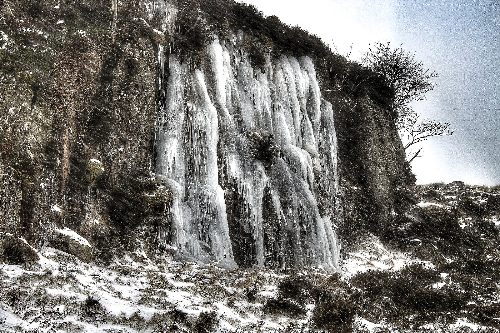 Canon EOS 1300D (EOS Rebel T6 / EOS Kiss X80) sample photo. Llanberis ice waterall photography