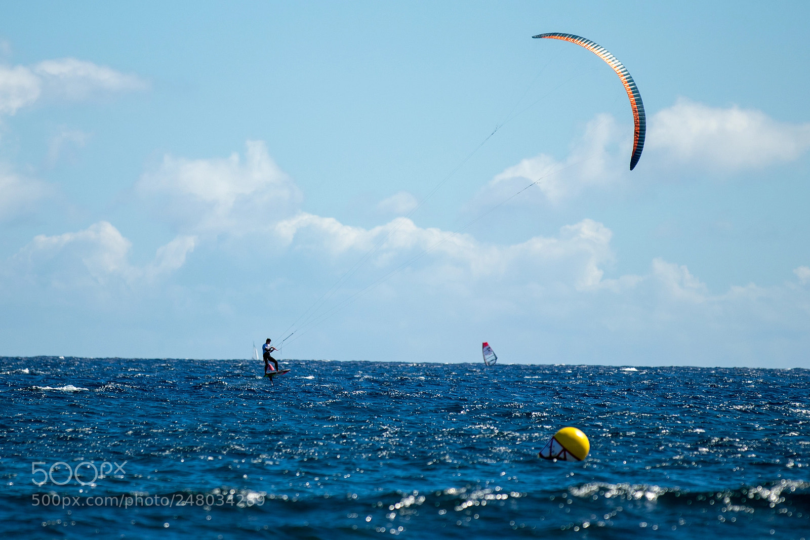 Canon EOS 80D sample photo. Easy like kite surfing photography