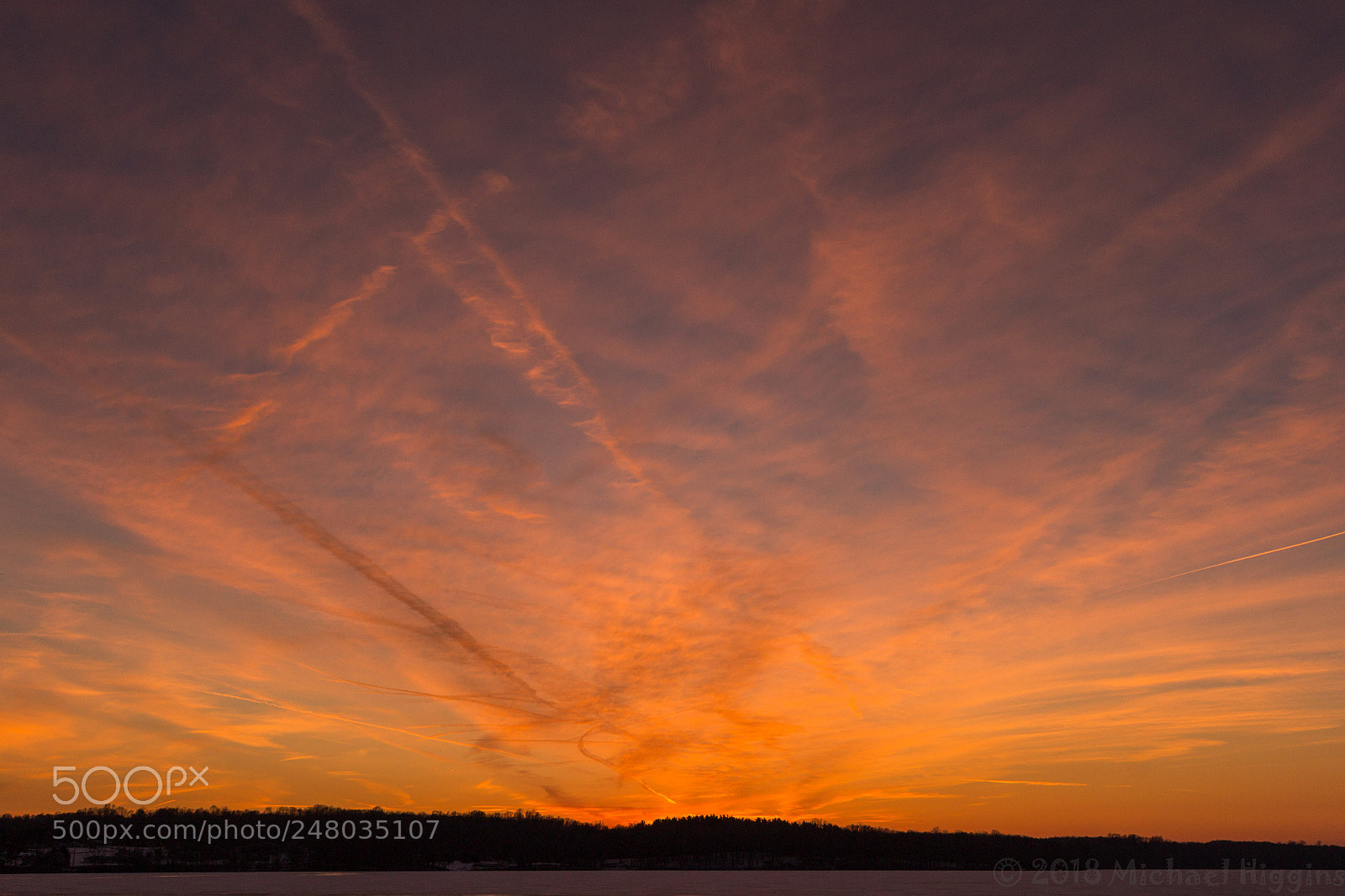Canon EOS 1200D (EOS Rebel T5 / EOS Kiss X70 / EOS Hi) sample photo. Winter sunset 2 photography