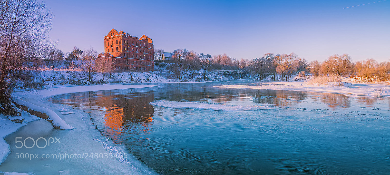 Nikon D7100 sample photo. Зиминяя река. photography