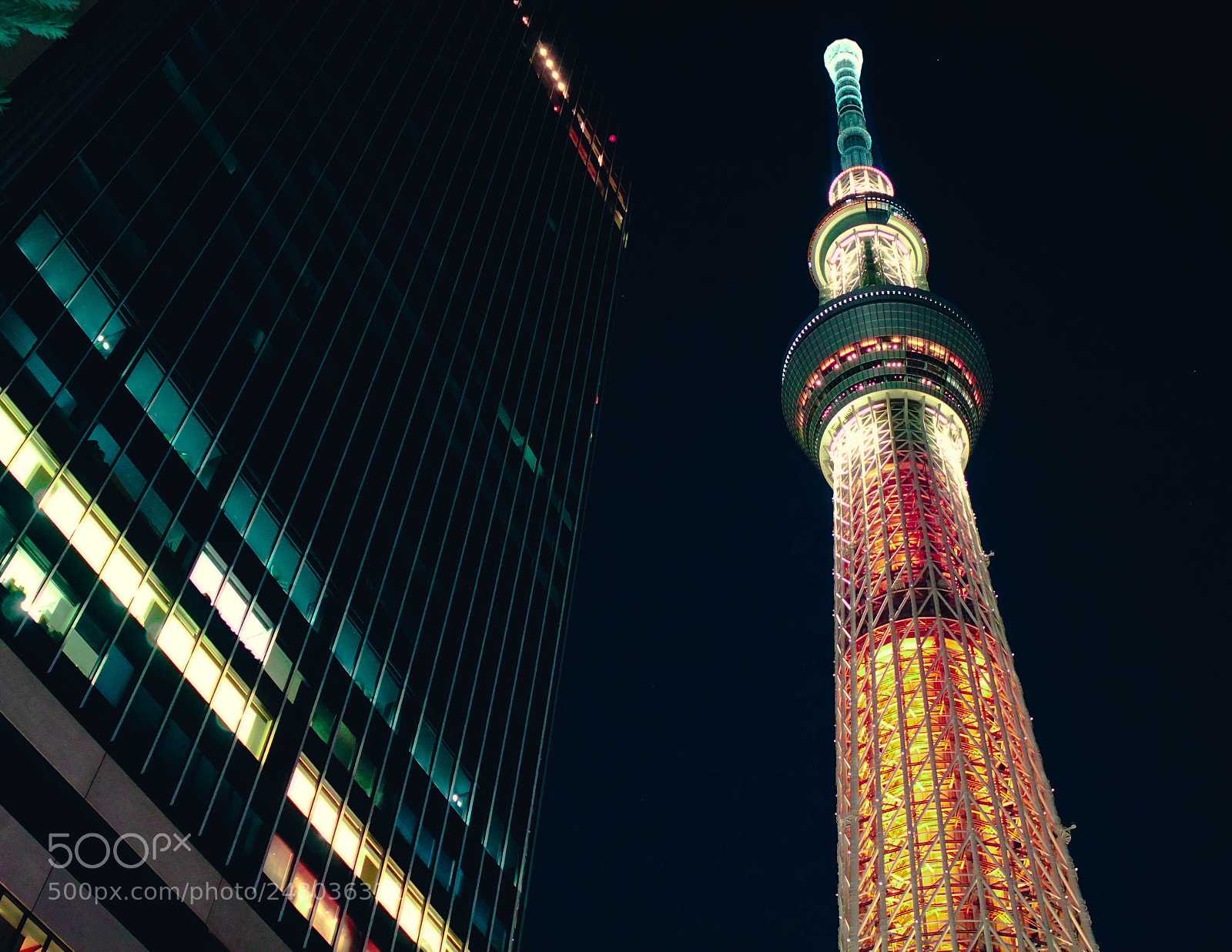 Sony a6500 sample photo. Tokyo skytree photography