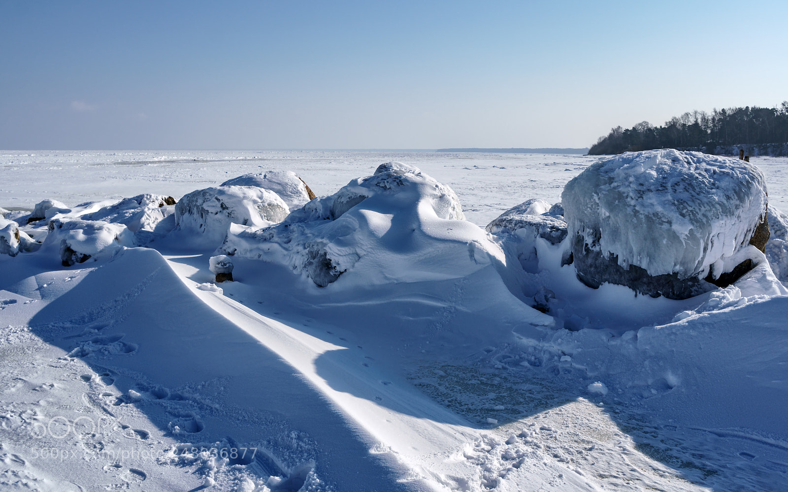 Sony a6500 sample photo. Frozen baltic photography