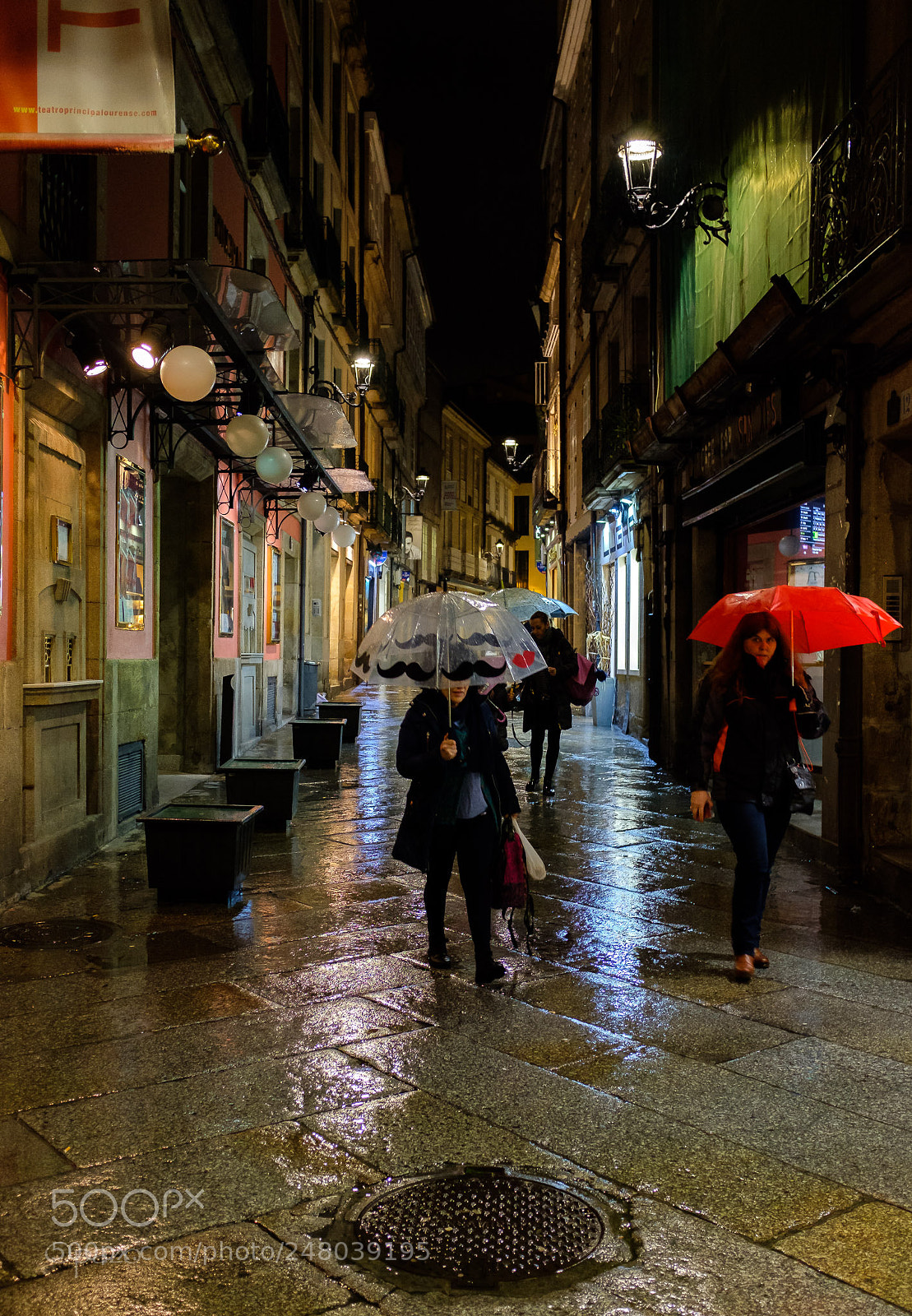 Fujifilm X100F sample photo. Ourense de noche. photography