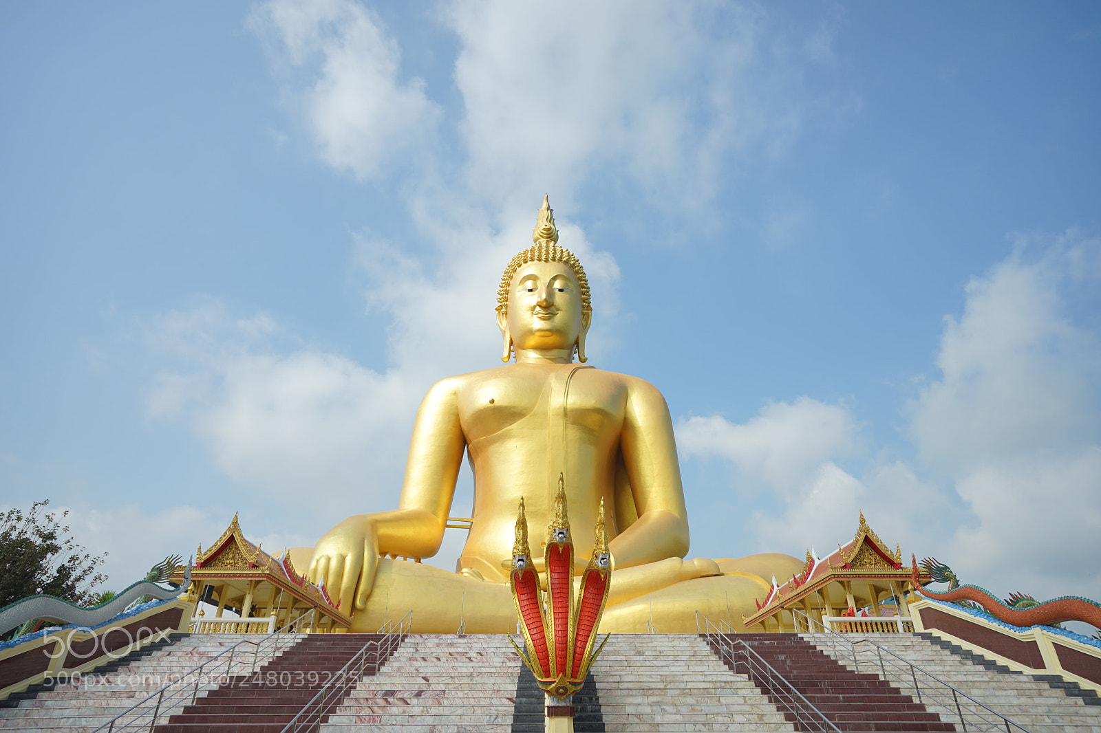 Sony a7 II sample photo. Largest sitting buddha statue photography