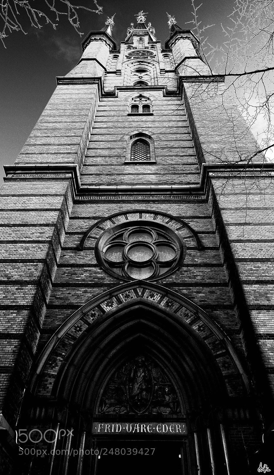 Fujifilm X-T1 sample photo. Church tower. photography