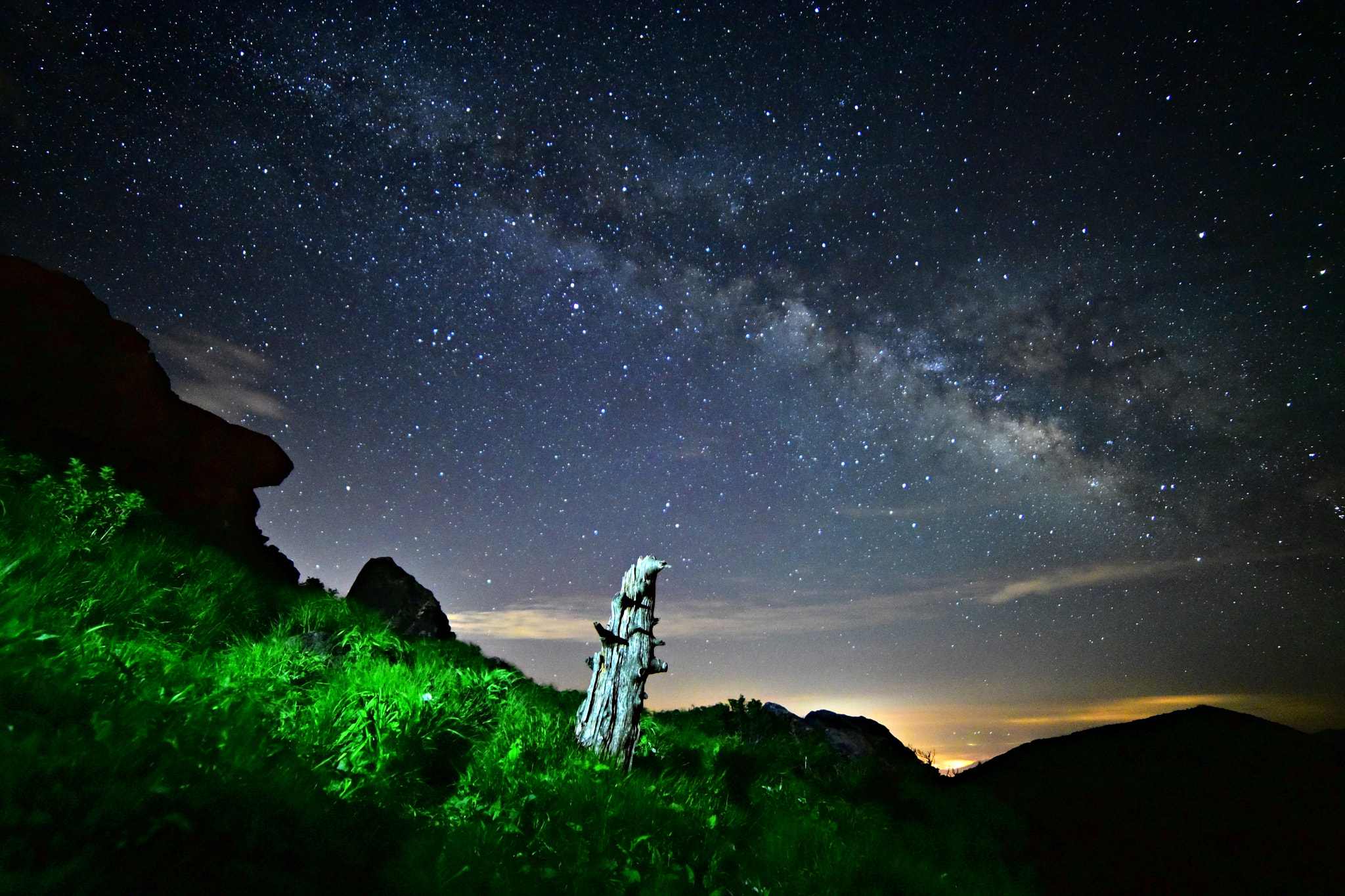 Samyang 14mm F2.8 ED AS IF UMC sample photo. Galaxy of deokyu mountain photography