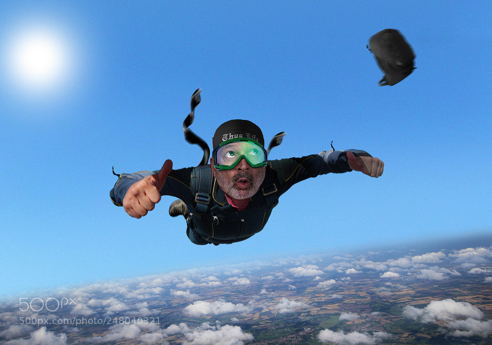 Canon EOS 100D (EOS Rebel SL1 / EOS Kiss X7) sample photo. Www.ericreations.nl skydive fail...make sure photography