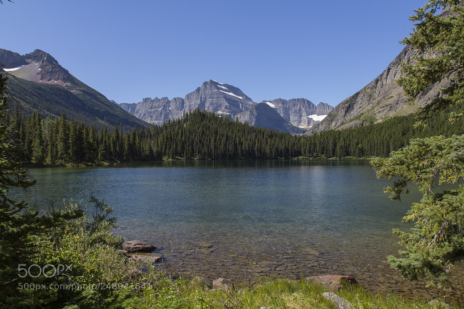 Canon EOS 60D sample photo. Swiftcurrent lake photography