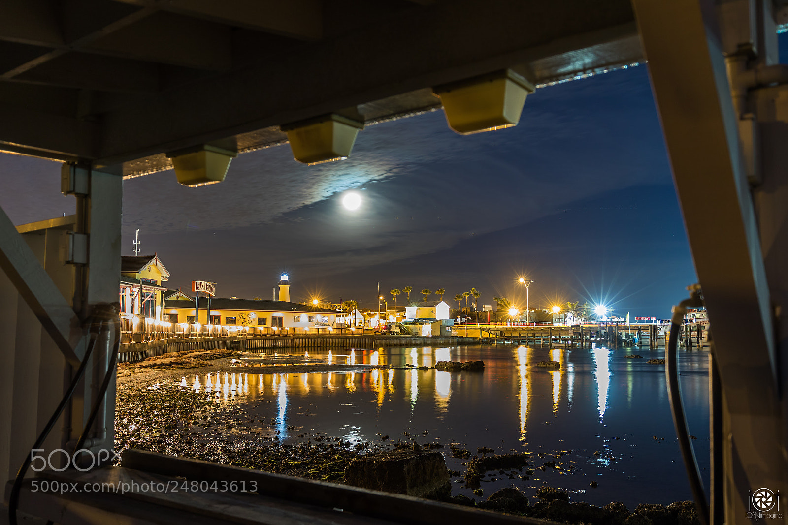 Canon EOS 7D Mark II sample photo. Moon set photography