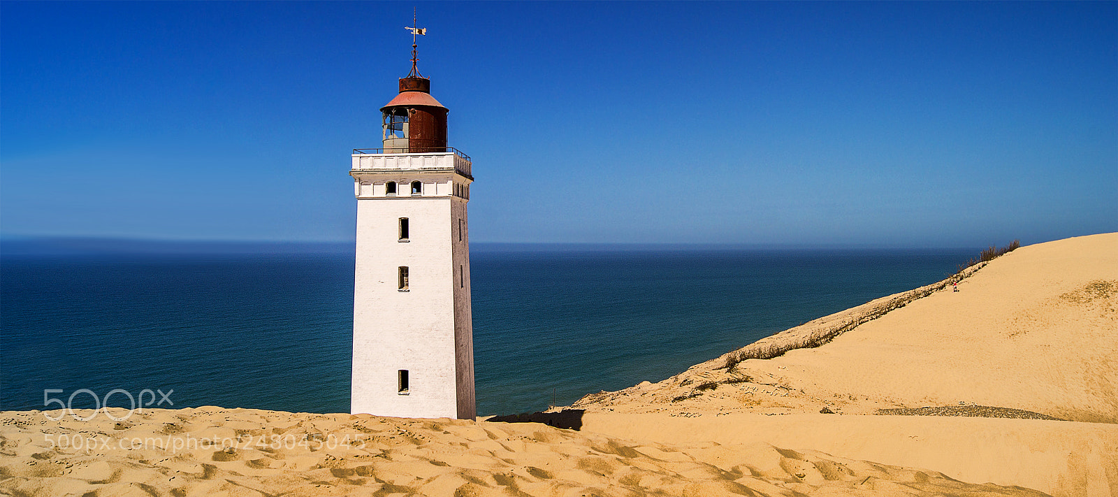 Sony SLT-A55 (SLT-A55V) sample photo. Rubjerg knude fyr photography