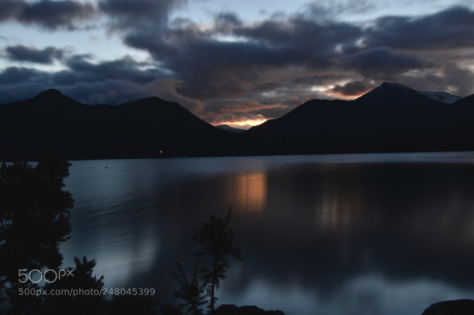 Nikon D3200 sample photo. Sunset over derwentwater photography