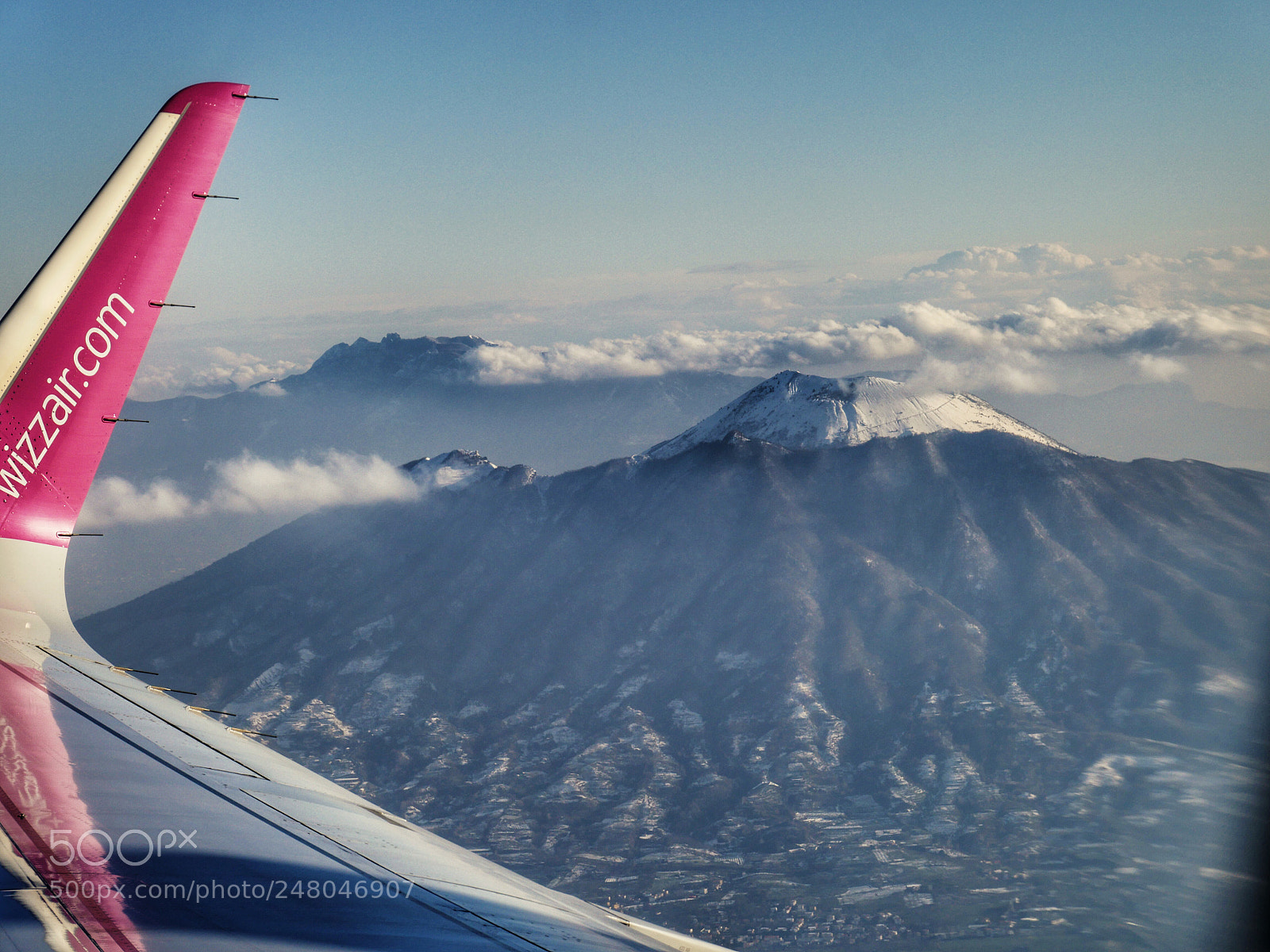 Panasonic Lumix DMC-GH4 sample photo. Vesuvio from the air photography