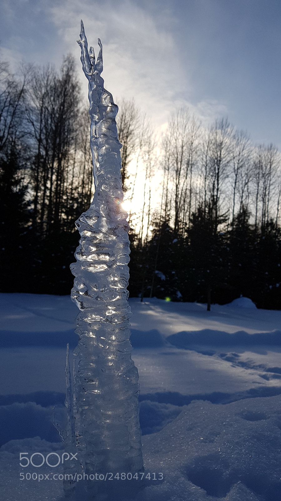 Samsung Galaxy S7 sample photo. Shining ice photography